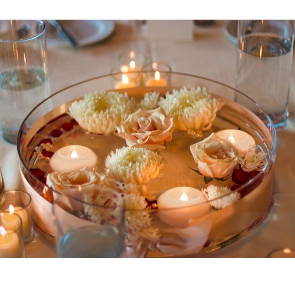 Set of 12 LED floating candles